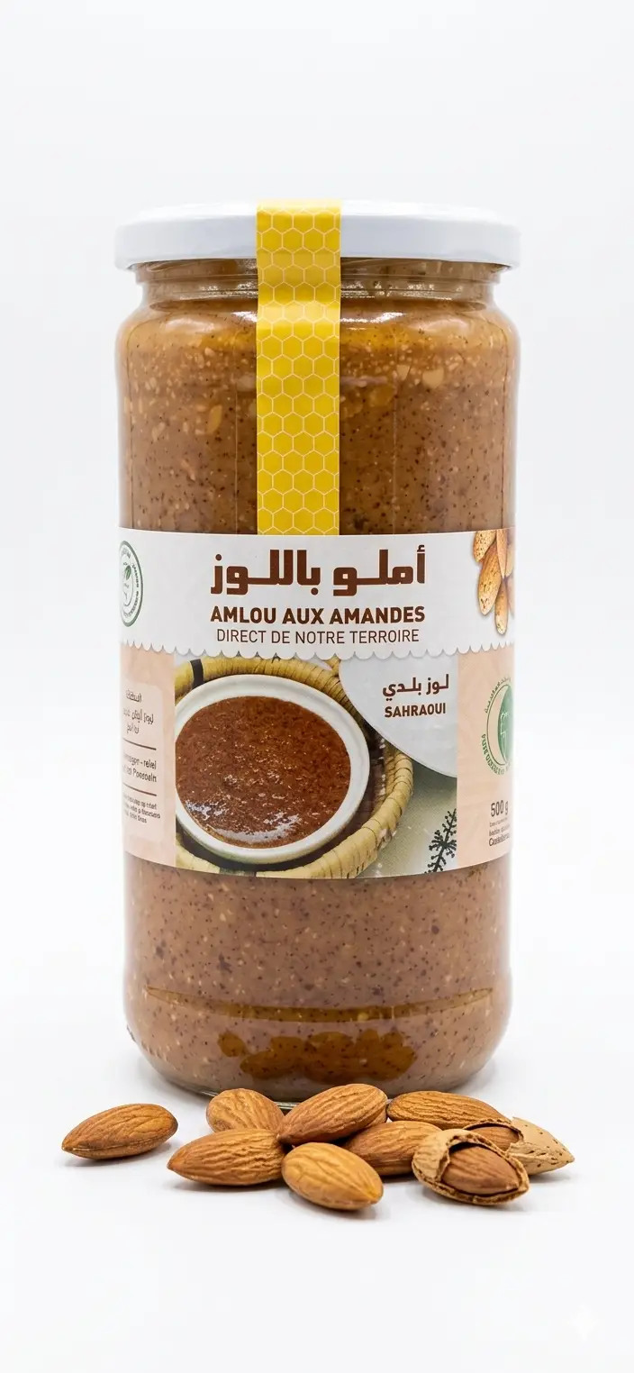 املو باللوز بلدي والعسل